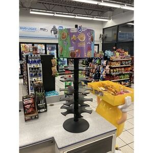 24 Cup Cereal  Rack Display Spinner Merchandise w  Name, Brand, Cereal Sign/Logo